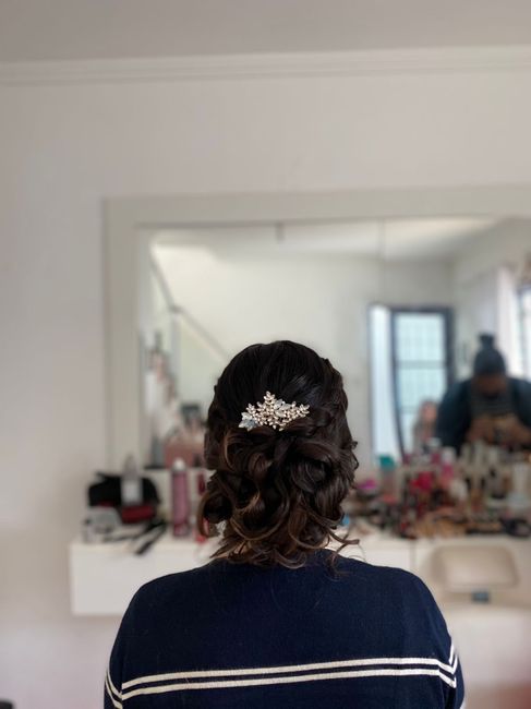 Meu teste de cabelo e make 💄 2