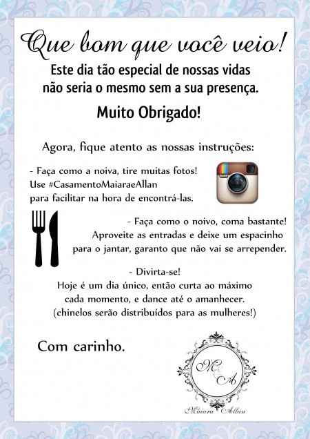 Tag de agradecimento recriado