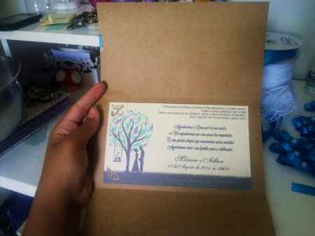 convite noivado diy