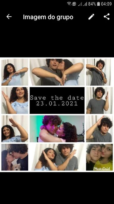 E: Enviará save the date aos convidados ou apenas o convite? 1