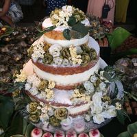 bolo de casamento de amêndoas 