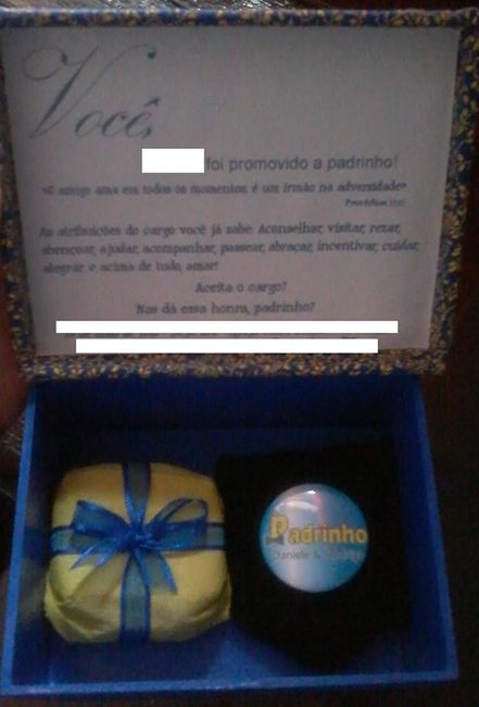 Convite padrinhos