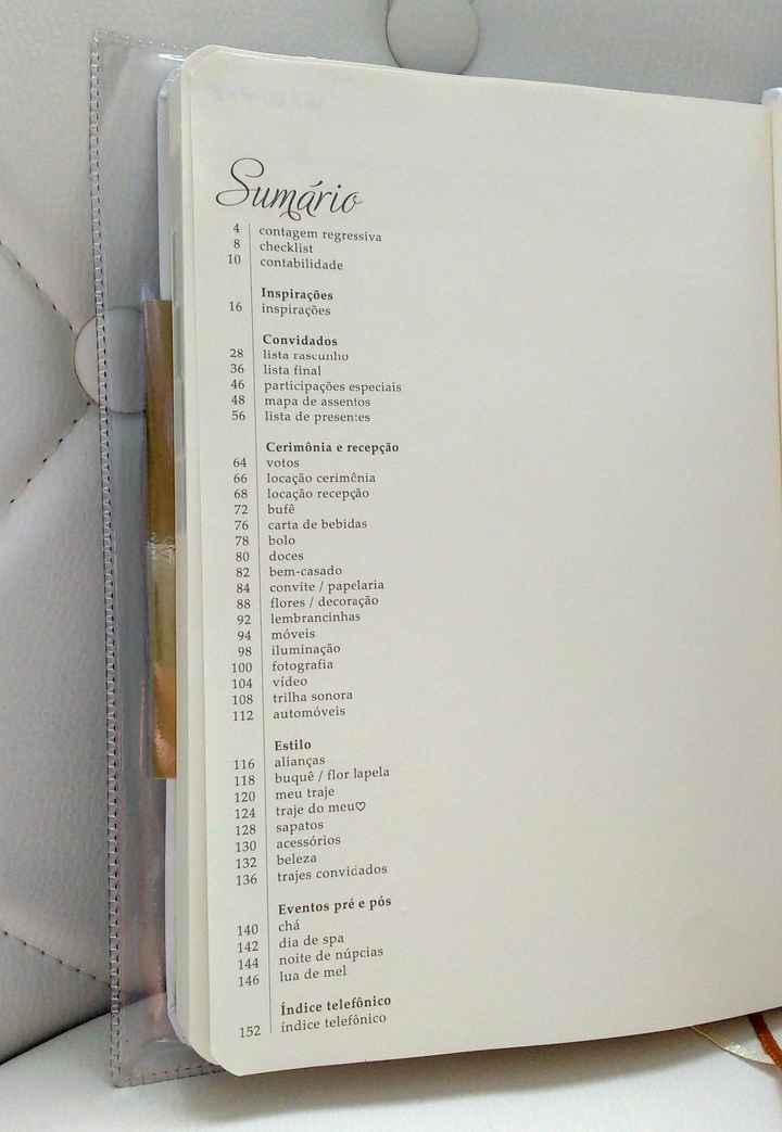Caderno do Sim - sumário