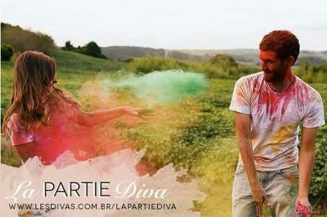 Ensaio  #prewedding com pó colorido - 5
