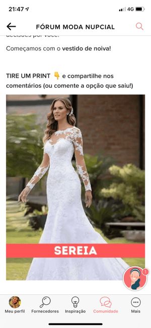 TIRE UM PRINT para decidir o vestido 18