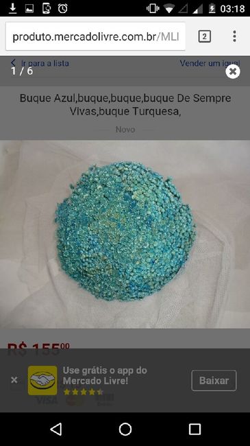 Buquê azul ou azul com branco ? - 2