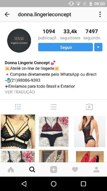 Lingerie para lua de mel - 1