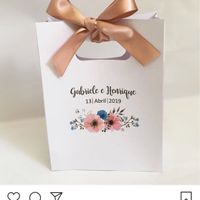 Sacola de presente para padrinhos - 1