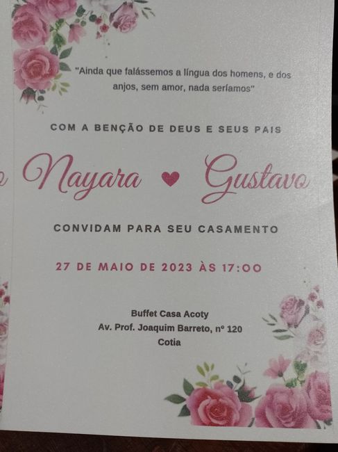 Convite de Casamento 3