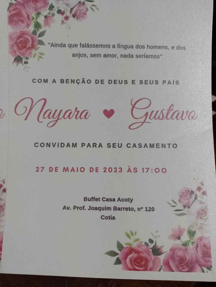 Convite de Casamento - 2