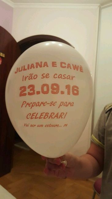 Meu save the date - 2