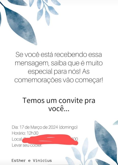 Almoço para os padrinhos! 1