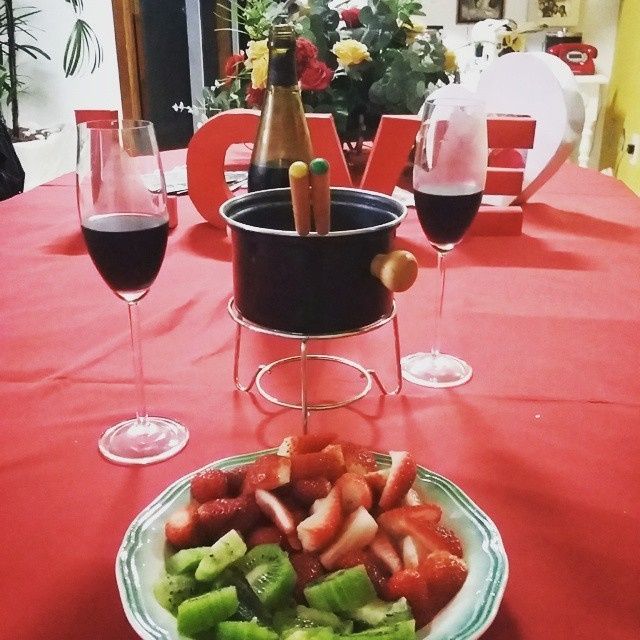 fondue de sobremesa do dia dos namorados!