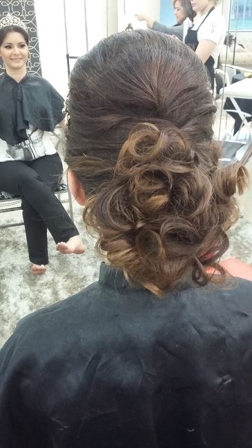 Teste de cabelo e maquiagem!
