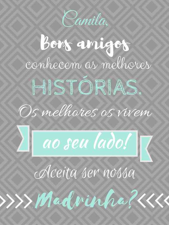 Convite das Madrinhas!
