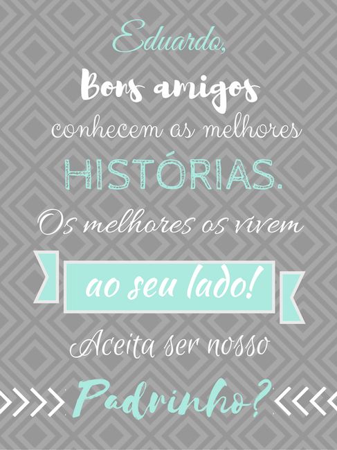 Convite dos Padrinhos!