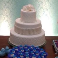 Ainda não tenho foto oficial da mesa do bolo :(