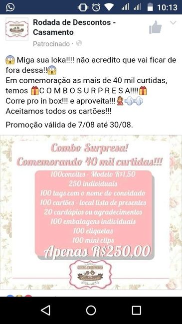 Promoção de convites!!! - 1