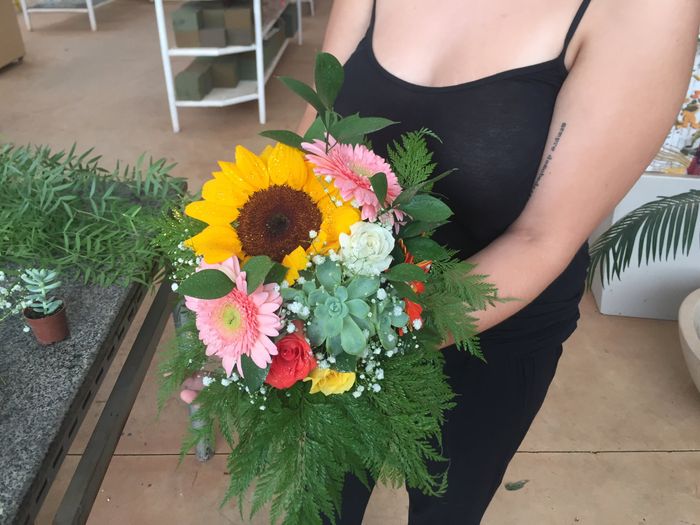 Buquê “tropical” do pré wedding/elopment #vemver - 1