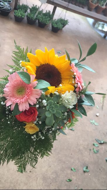 Buquê “tropical” do pré wedding/elopment #vemver - 2