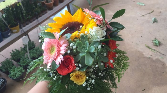 Buquê “tropical” do pré wedding/elopment #vemver - 4