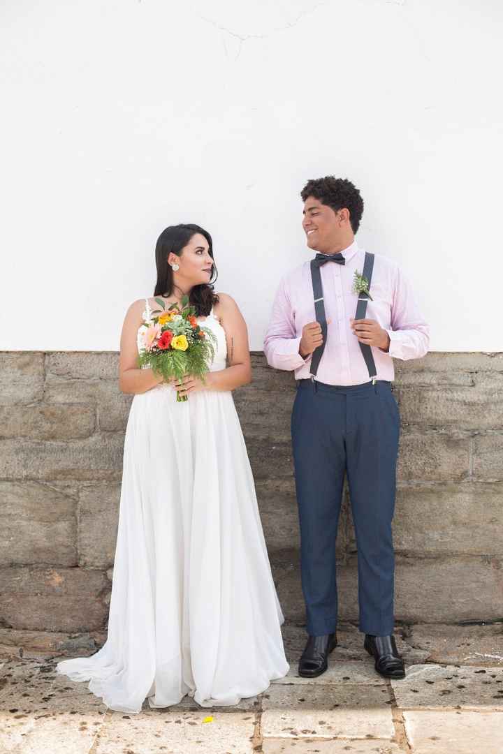 Meu vestido e o buquê perfeitos 