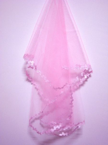 Véu cor de rosa