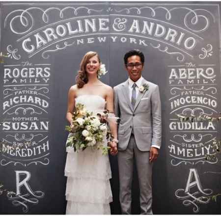 Backdrop casamento