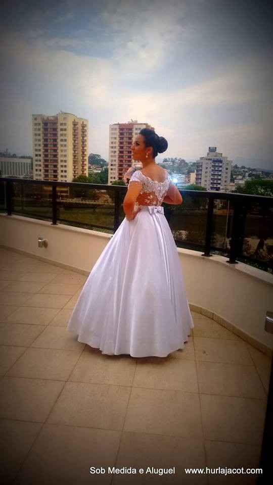 Detalhes do vestido