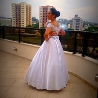 Detalhes do vestido