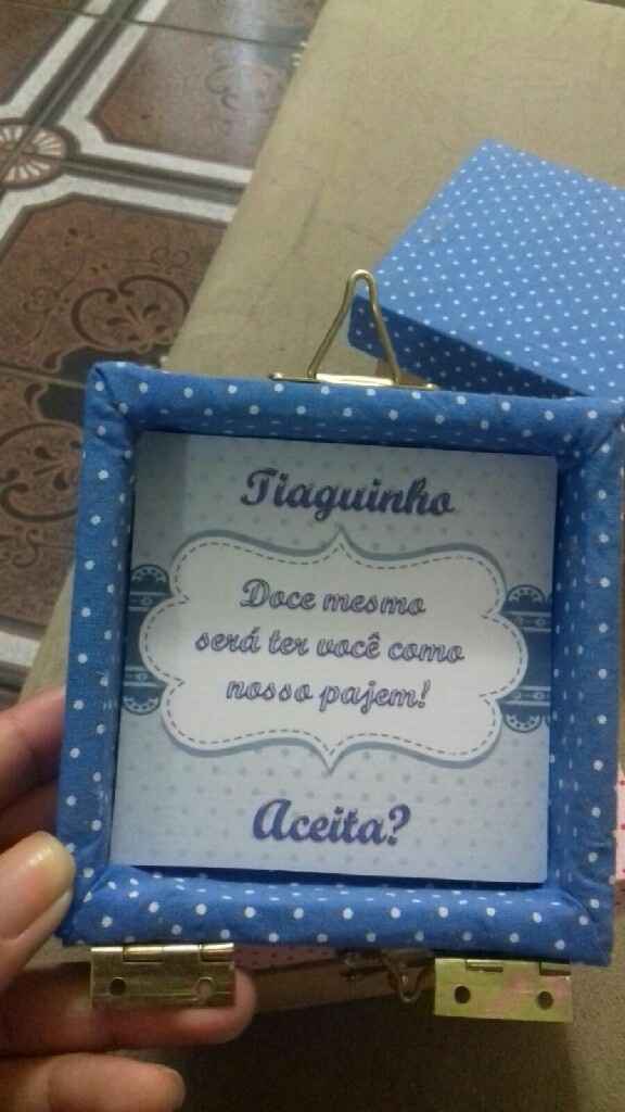 Convite padrinhos e madrinhas - 1