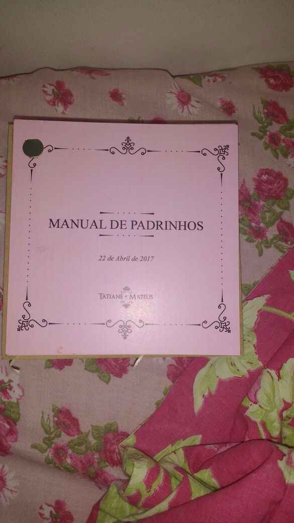 Confeccionando Convites Padrinhos
