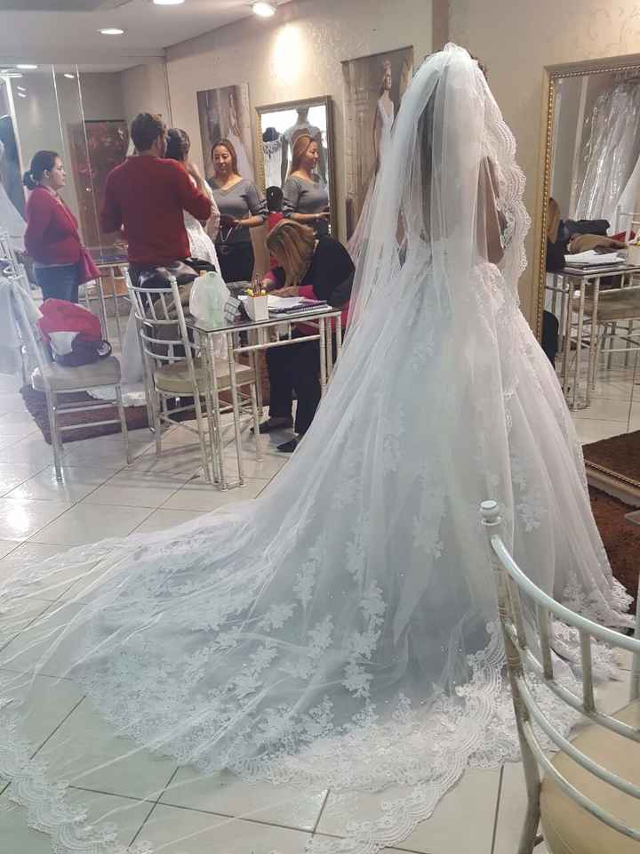 Ganhei meu vestido de noiva ... Emoção que não cabe em mim