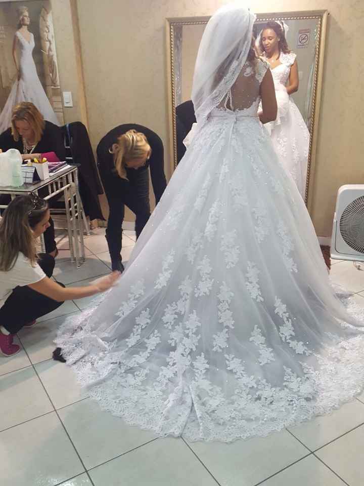 Ganhei meu vestido de noiva ... Emoção que não cabe em mim