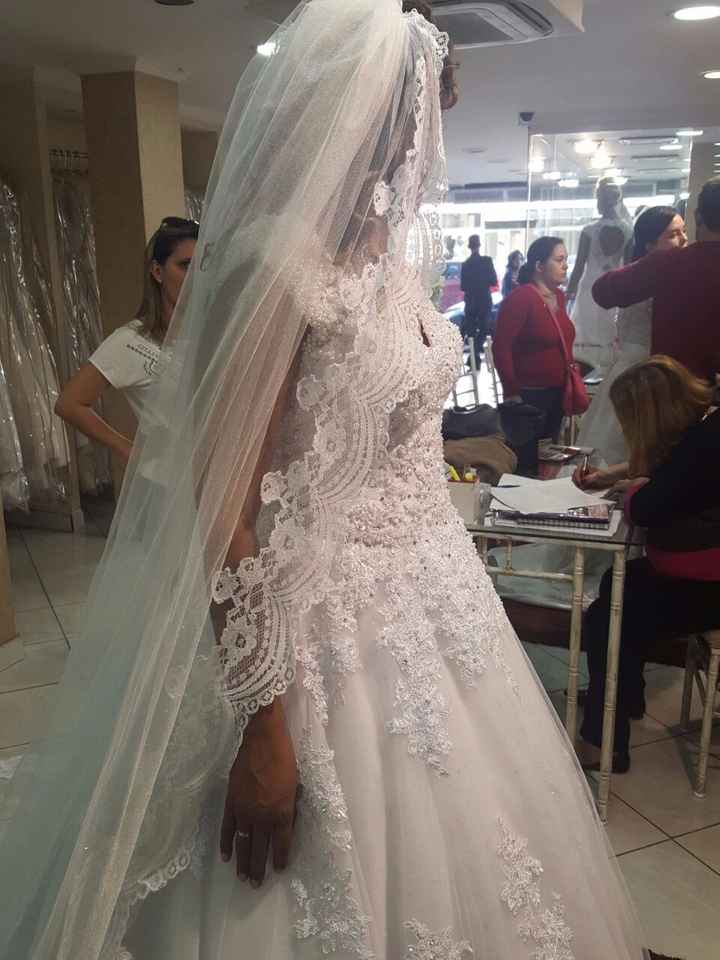 Ganhei meu vestido de noiva ... Emoção que não cabe em mim