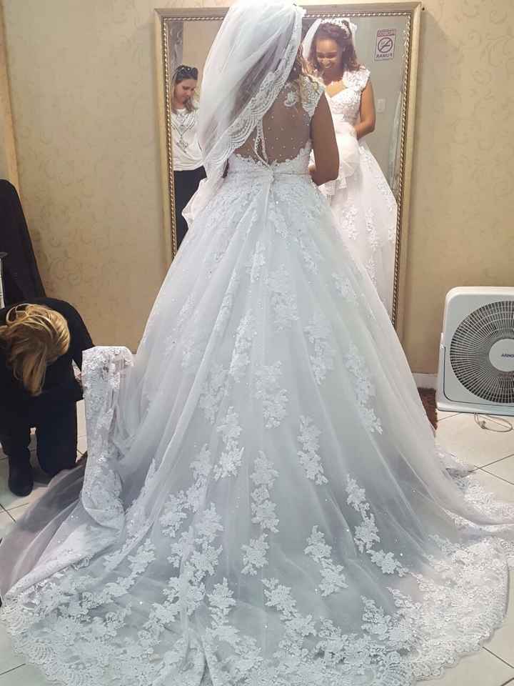 Ganhei meu vestido de noiva ... Emoção que não cabe em mim