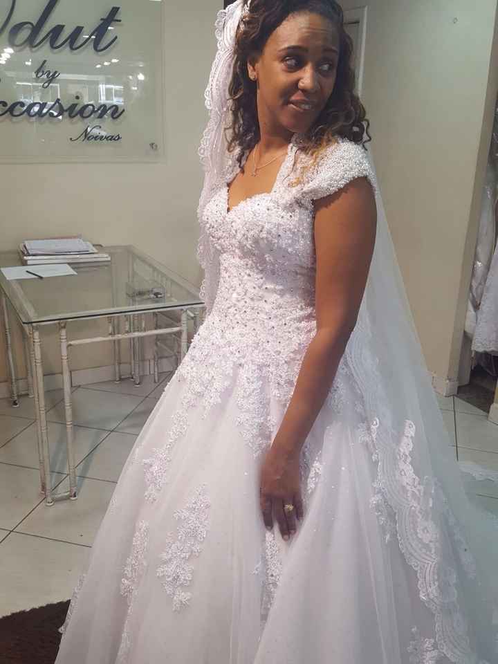 Ganhei meu vestido de noiva ... Emoção que não cabe em mim