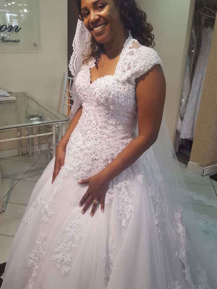 Ganhei meu vestido de noiva ... Emoção que não cabe em mim