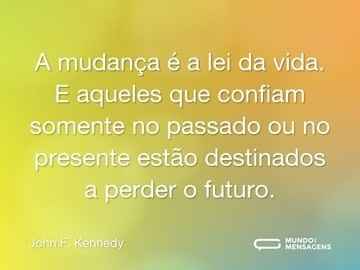 Mudar as vezes é necessário