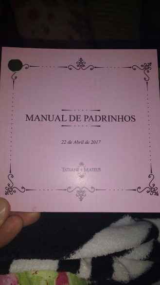 Final de Semana Produtivo - Entrega dos Convites dos Padrinhos