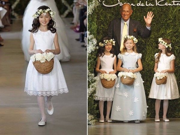 Roupas daminhas casamento ao ar livre