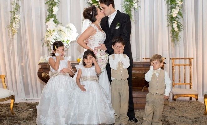 Roupas daminhas casamento ao ar livre