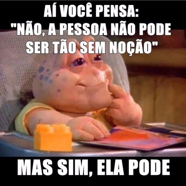 Pessoa sem noção