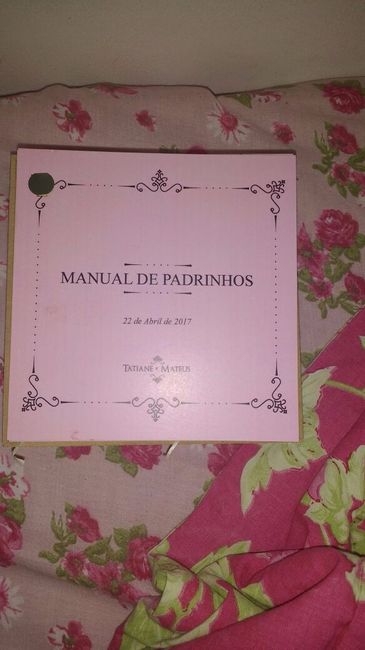 Confeccionando Convites Padrinhos