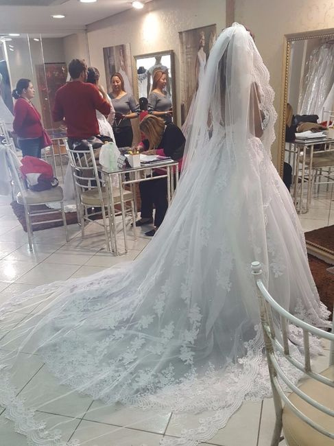 Ganhei meu vestido de noiva ... Emoção que não cabe em mim
