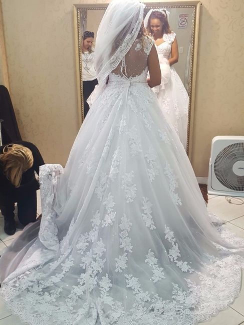 Ganhei meu vestido de noiva ... Emoção que não cabe em mim