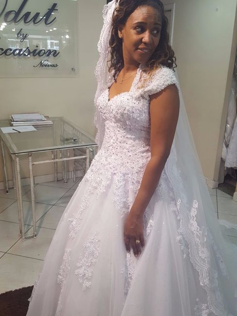 Ganhei meu vestido de noiva ... Emoção que não cabe em mim
