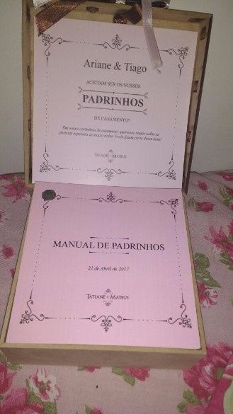 Final de Semana Produtivo - Entrega dos Convites dos Padrinhos