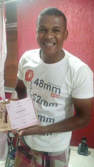 Meu irmão - Recebeu o dele  em Salvador