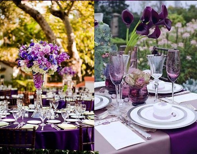 Casamento em roxo